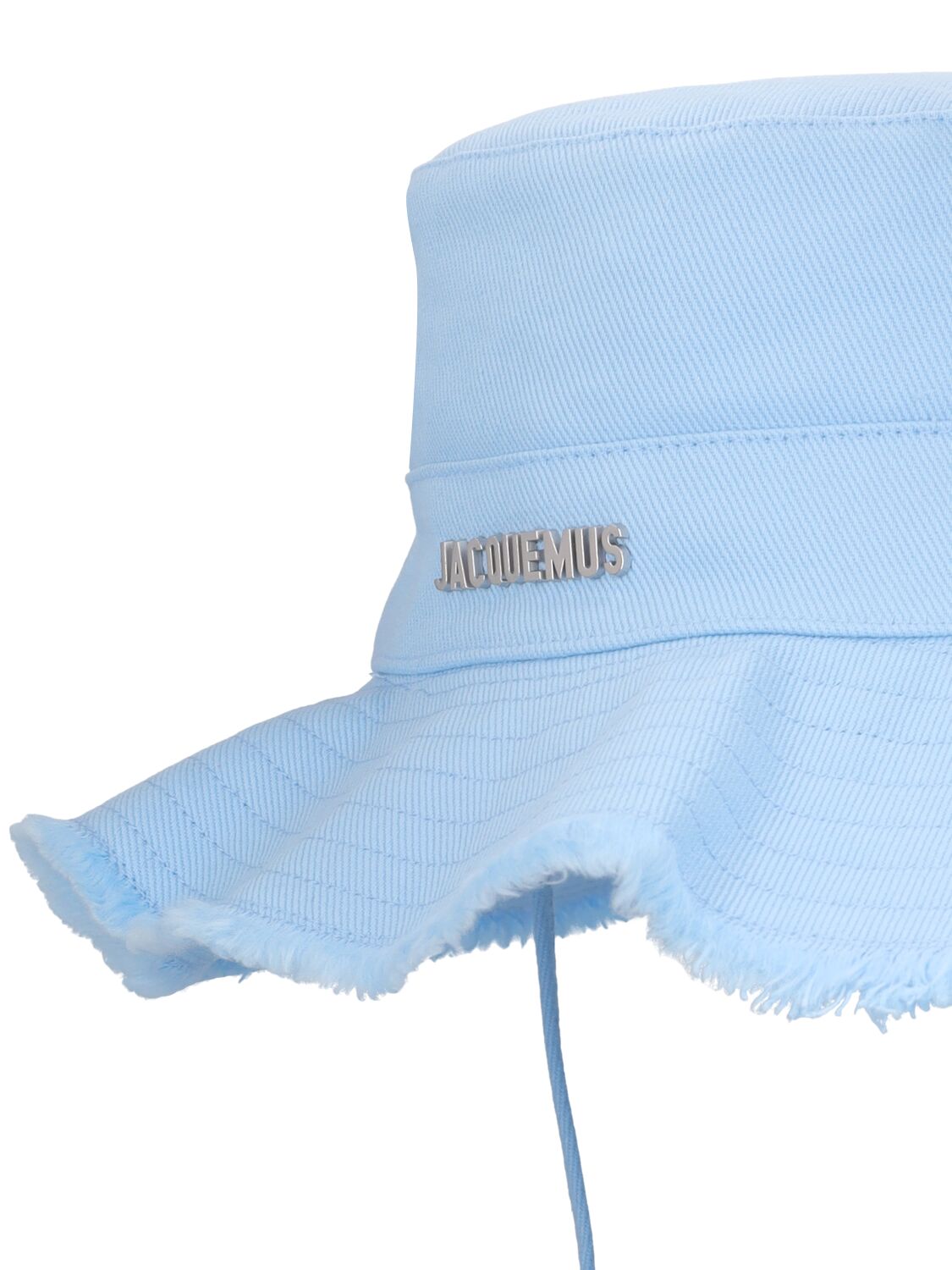 Shop Jacquemus Le Bob Artichaut Cotton Bucket Hat In Blue