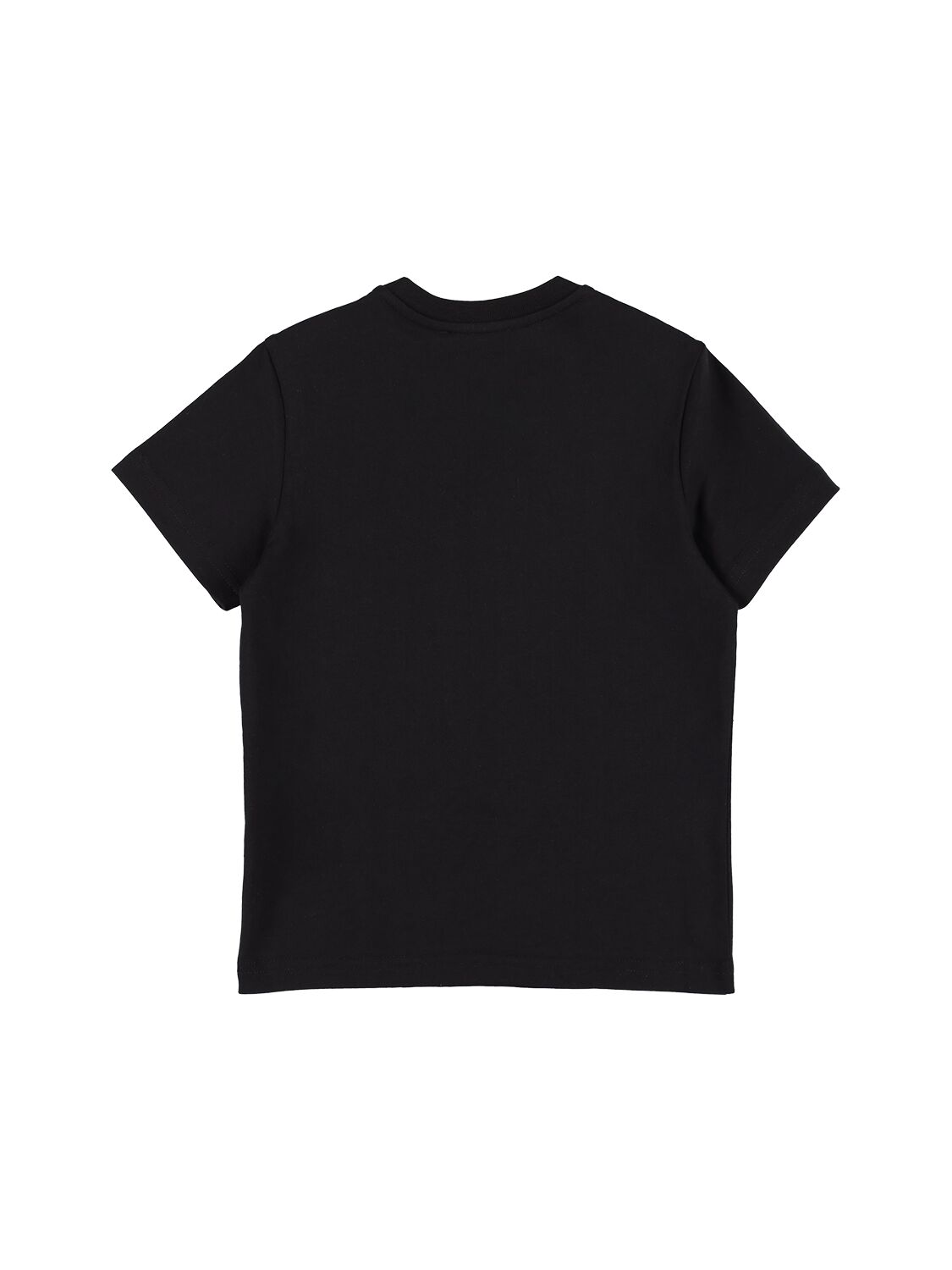 Shop Dsquared2 Logo Printed Cotton Jersey T-shirt In Black