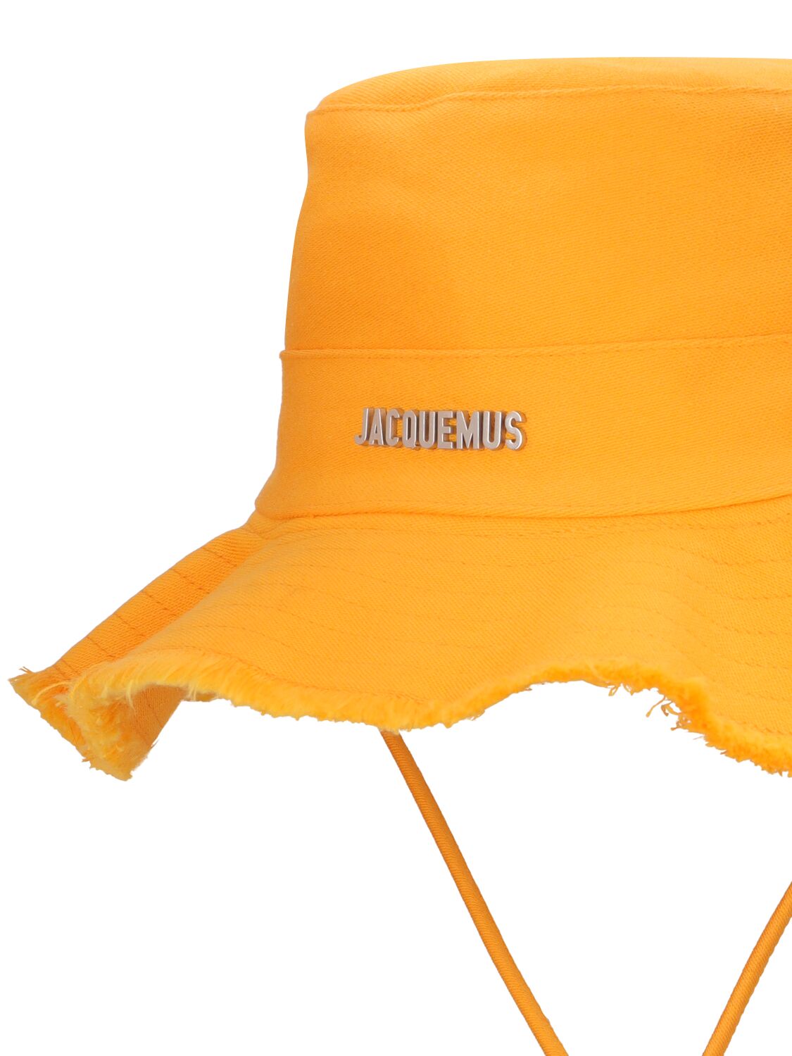 Shop Jacquemus Le Bob Artichaut Cotton Bucket Hat In Orange