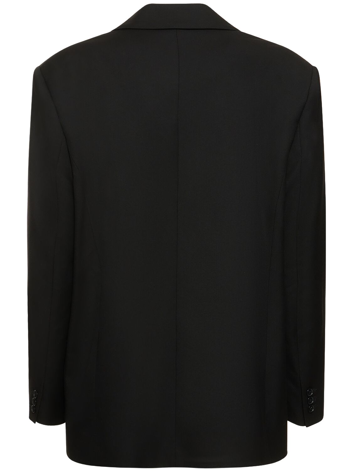 Shop The Garment Pluto Double Breast Viscose Blend Blazer In Black