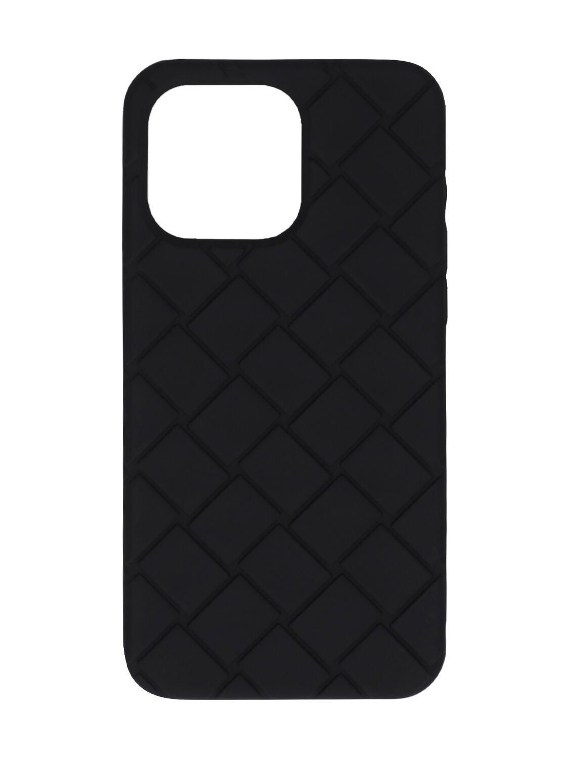 Bottega Veneta Tech Rubber Iphone 15 Pro Max Case In 블랙