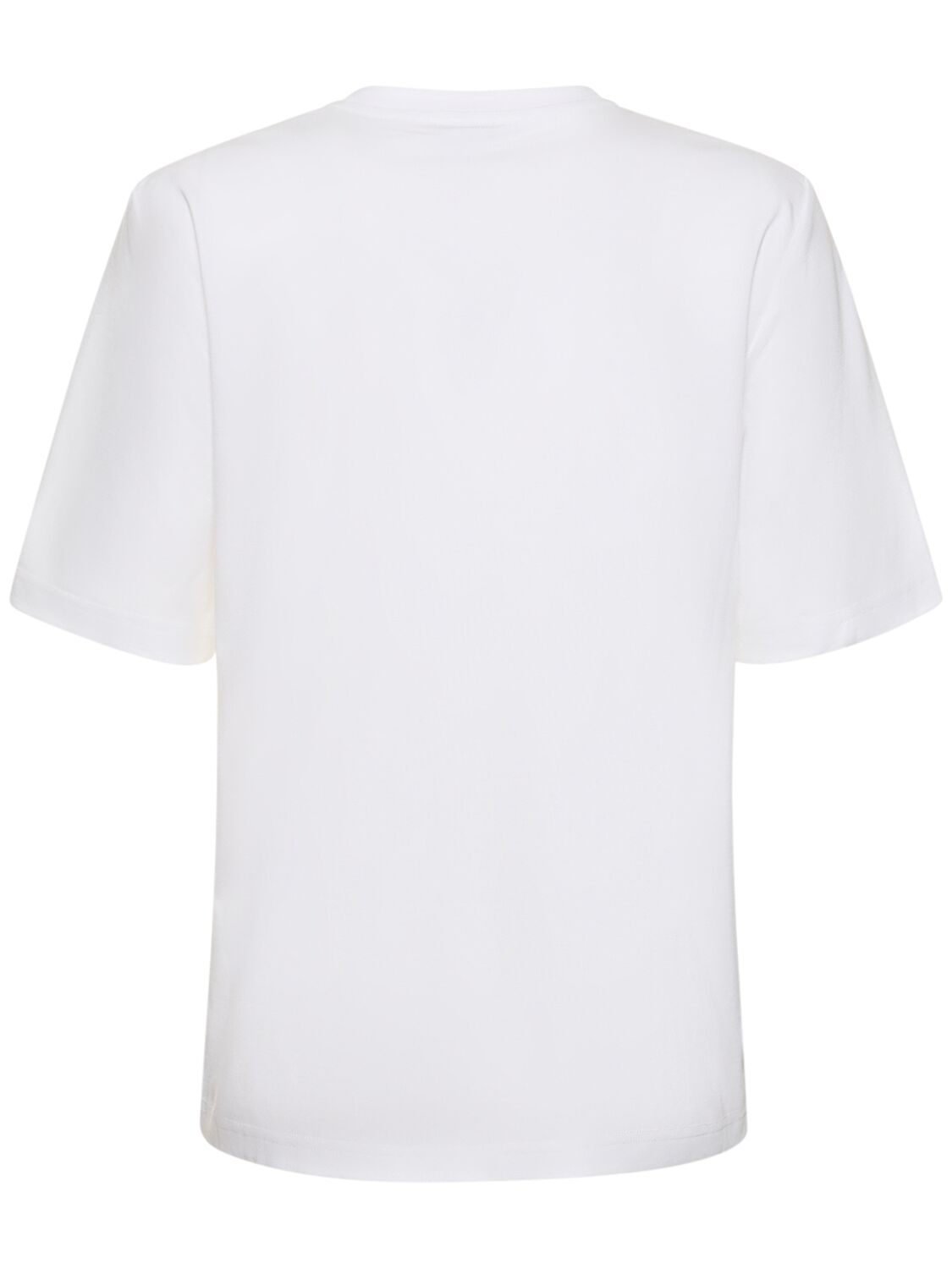 Shop The Garment Tg Logo Viscose Blend T-shirt In White