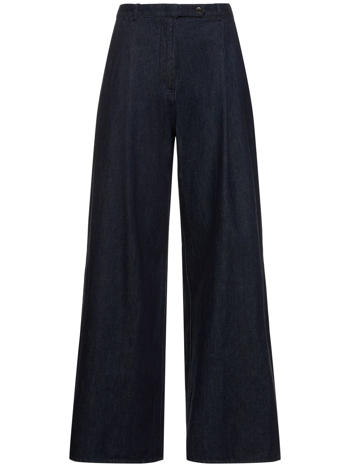 The Garment Eclipse Wide Cotton Pants In Blue