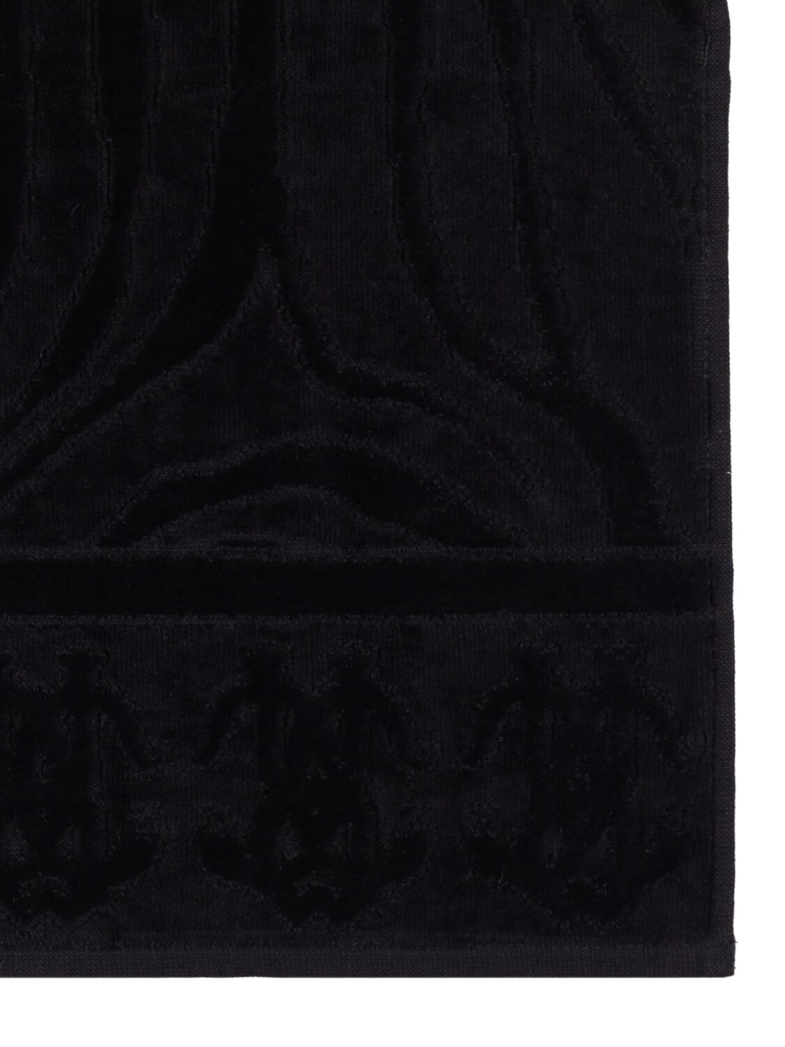 Shop Roberto Cavalli Set Of 2 Okapi Towels In Black