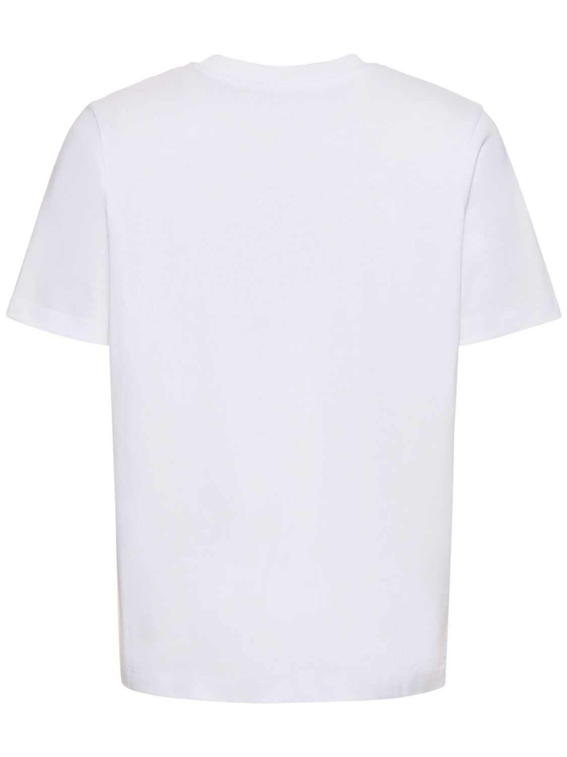 Shop Casablanca Maison De Reve Printed Cotton T-shirt In White