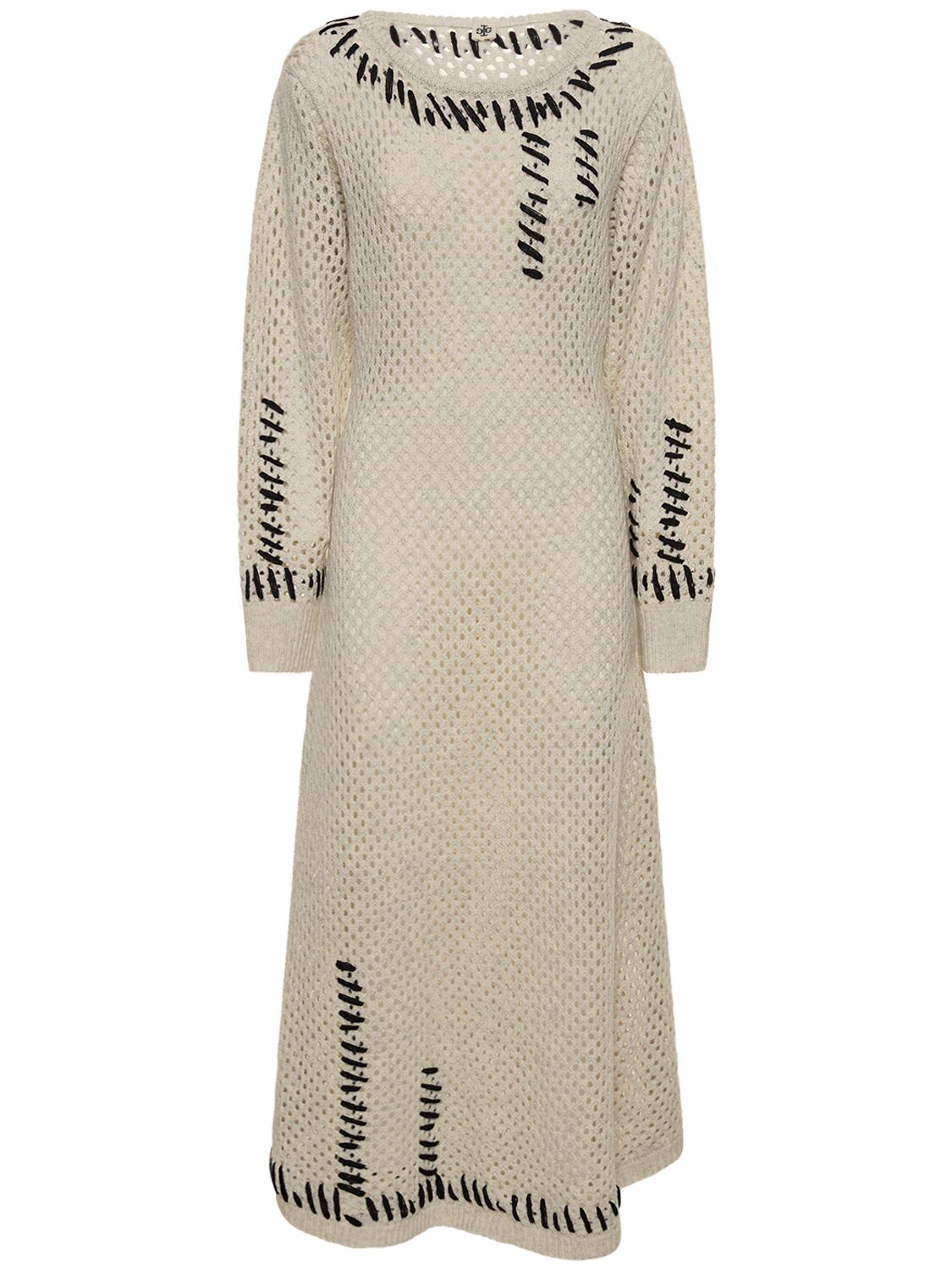 The Garment Canada Long Wool Maxi Dress In Beige