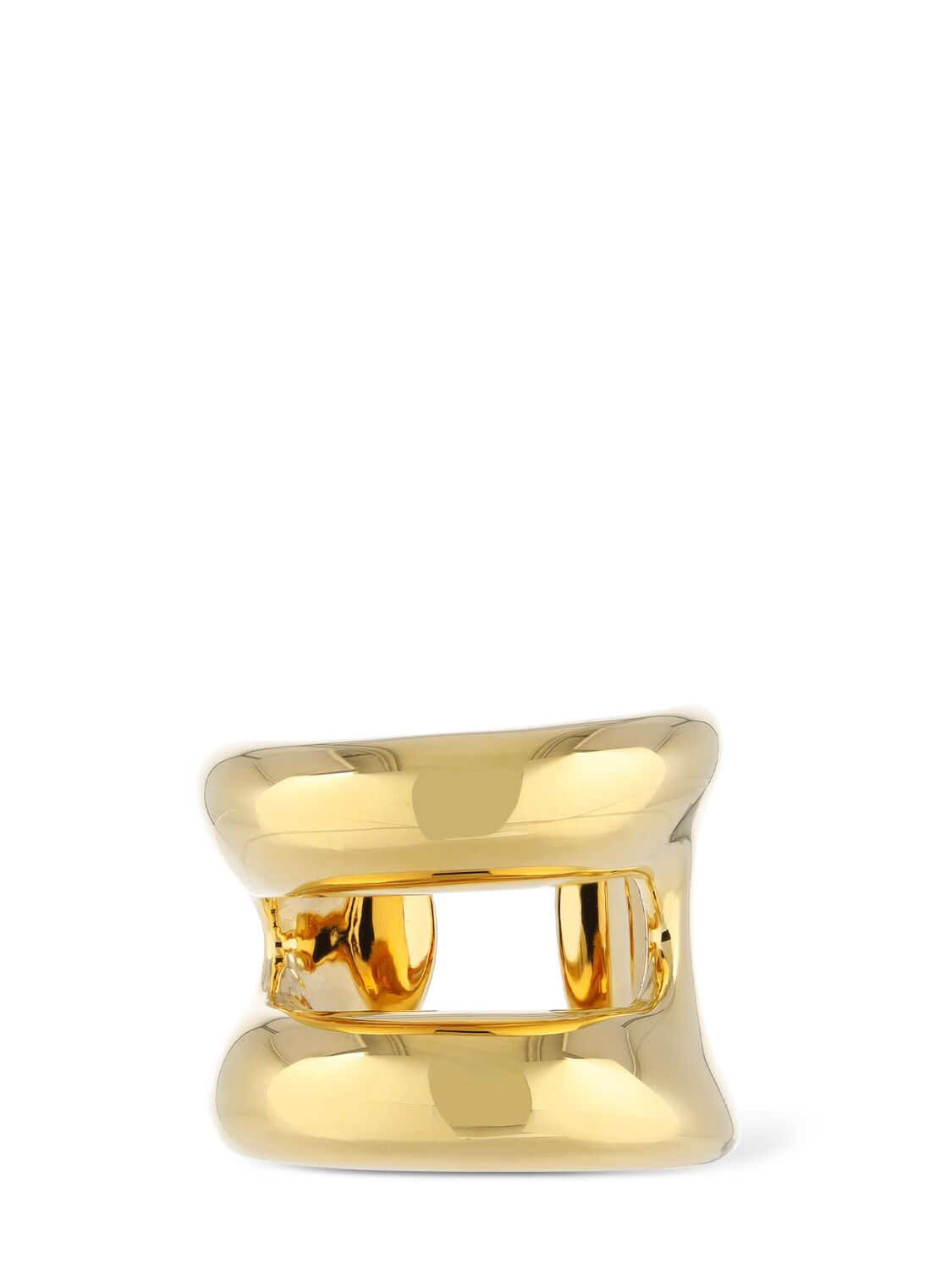 Shop Rabanne Thick Ring In Gold