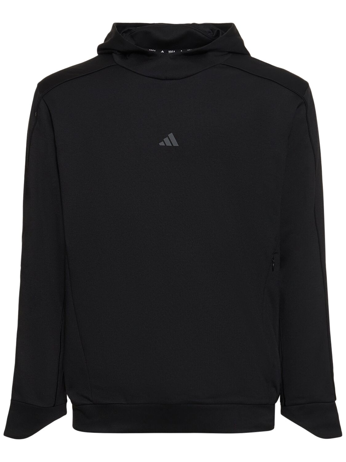 Adidas Originals 瑜伽连帽卫衣 In Black
