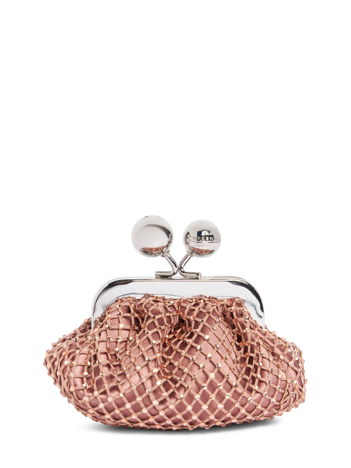 Weekend Max Mara Edita Crystal Clutch In Blush