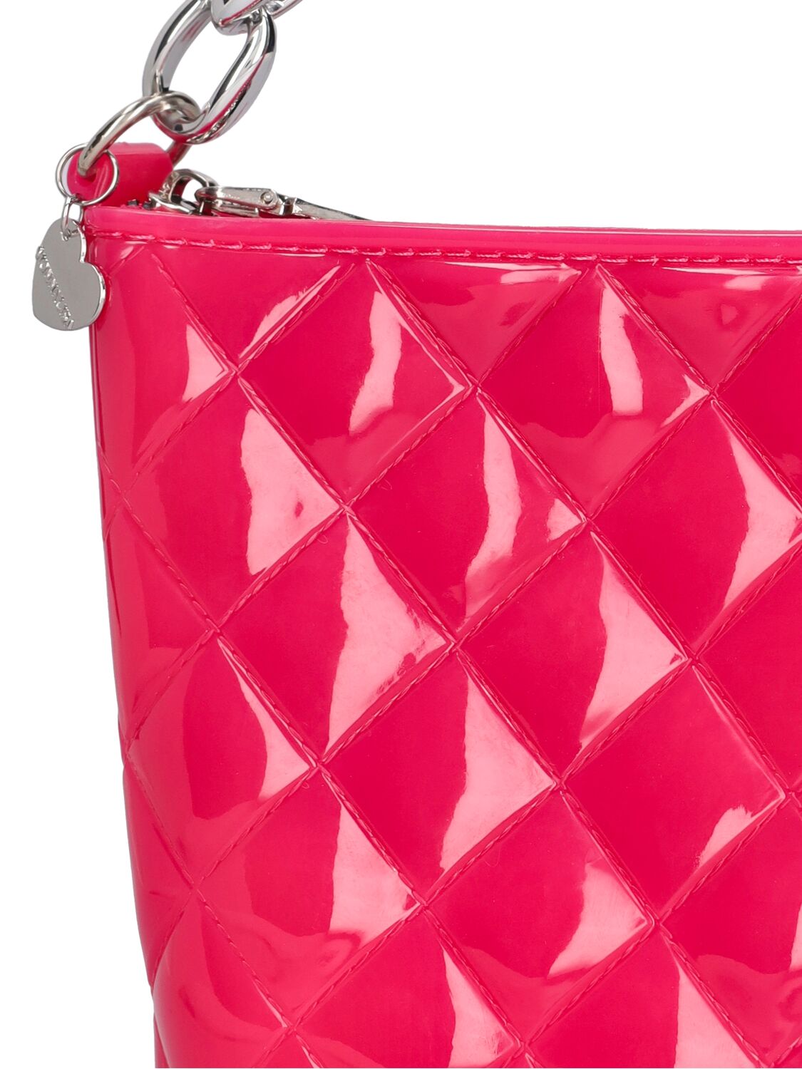 Shop Monnalisa Pvc Shoulder Bag In Pink