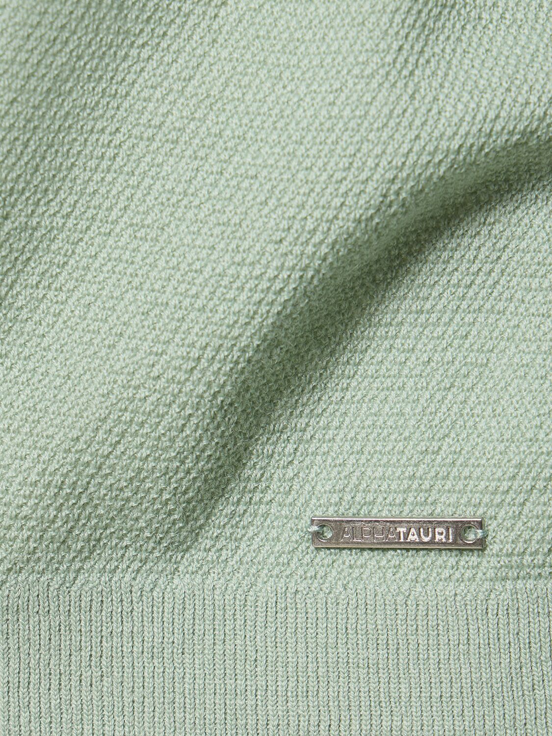 Shop Alphatauri Facas Knit Sweater In Dusty Mint