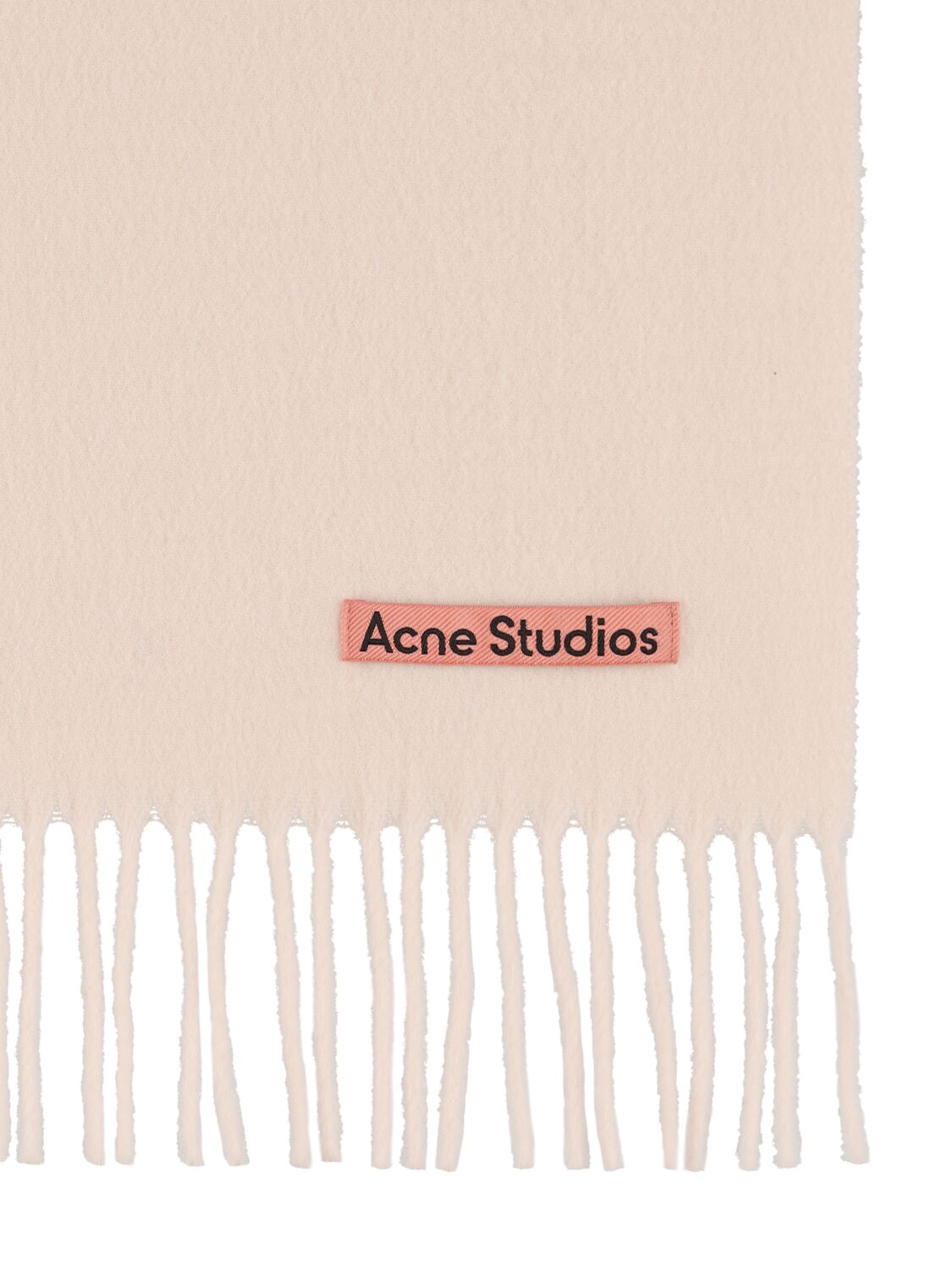 Shop Acne Studios Canada Wool Scarf In Warm White