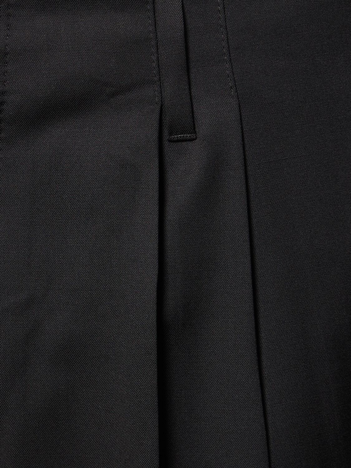 Shop Vivienne Westwood Raf Wool Formal Pants In Black