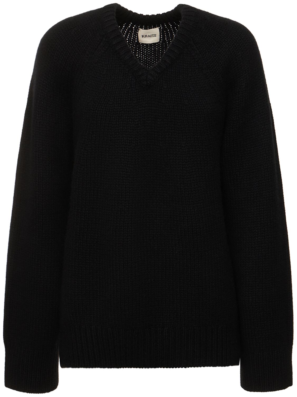 Khaite Nalani Cashmere Sweater In Black
