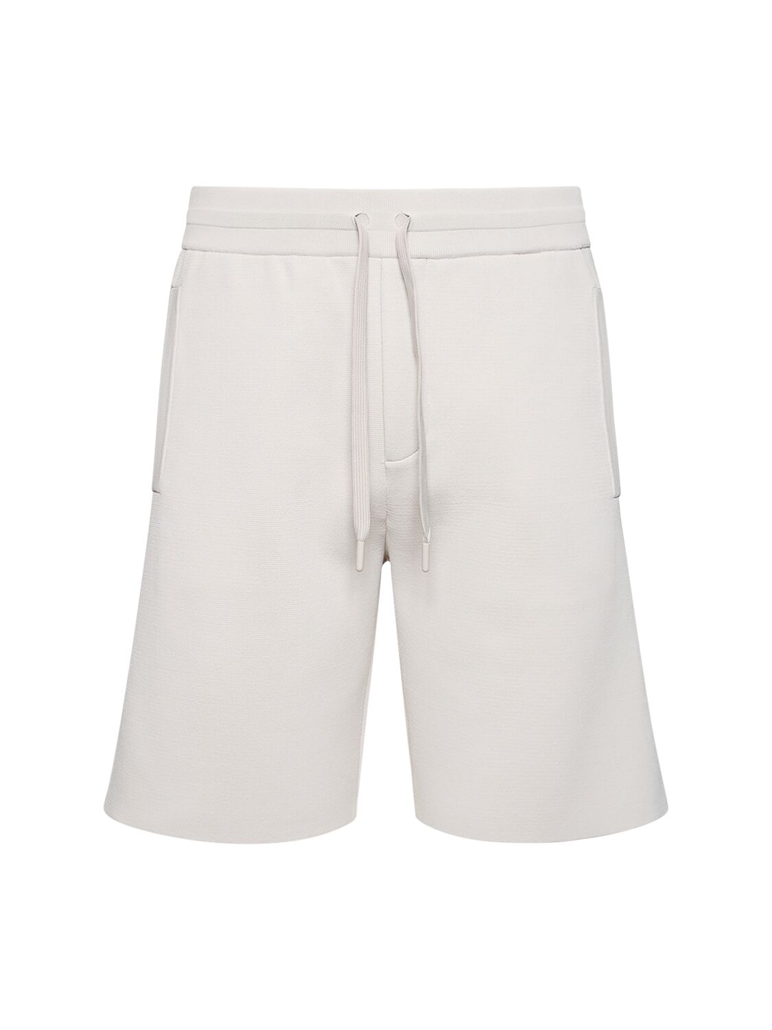 Alphatauri Posos Drawstring Shorts In Off White