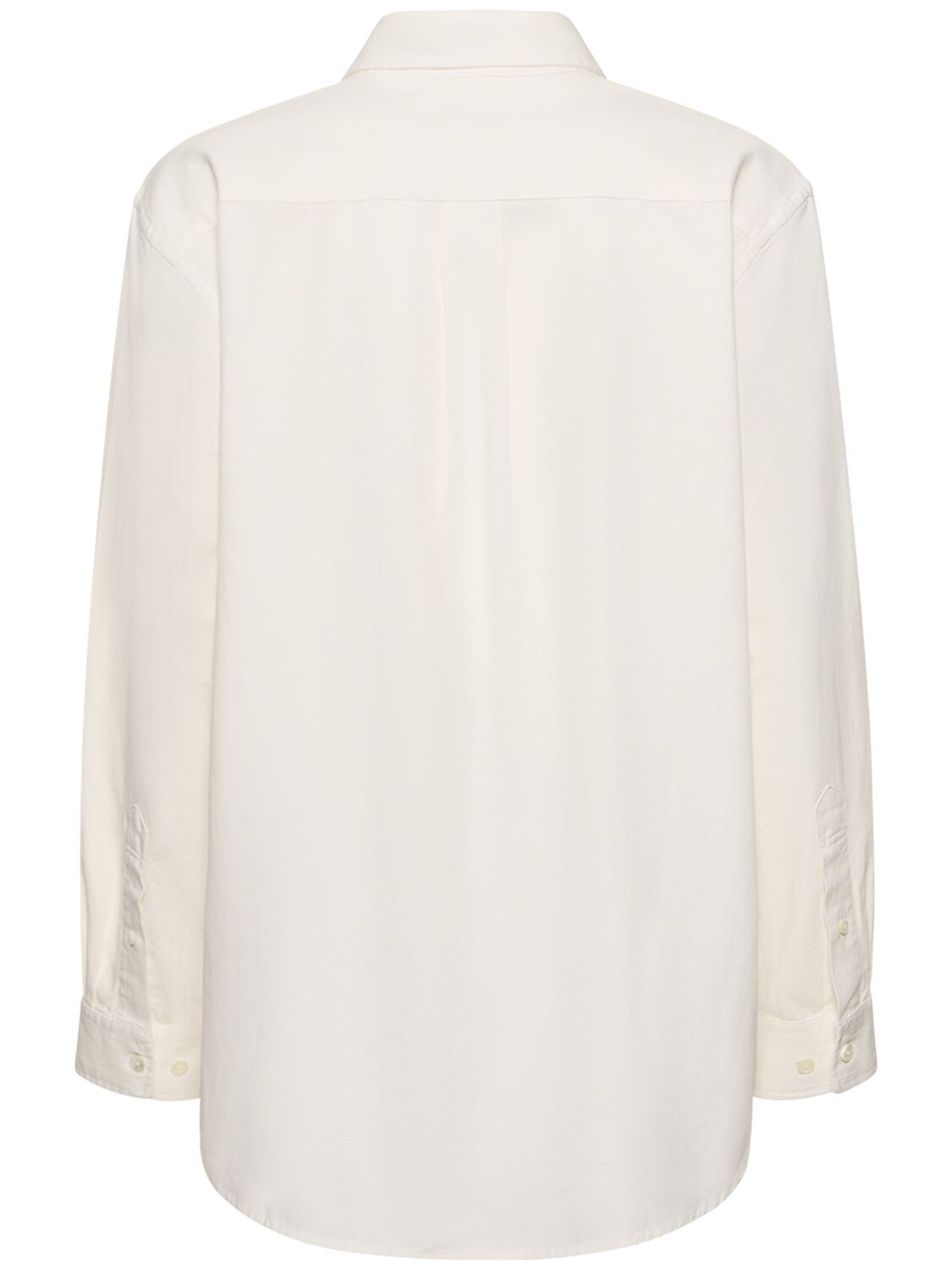 Shop Dunst Classic Cotton Boyfriend Shirt In White