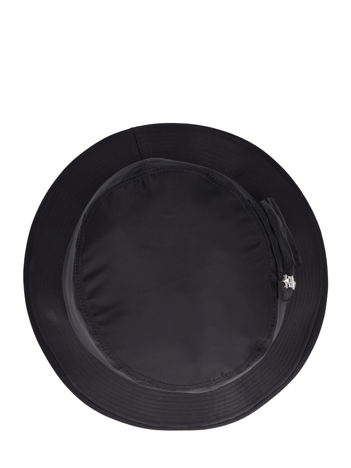 Shop Sacai Double Brim Nylon Twill Bucket Hat In Black