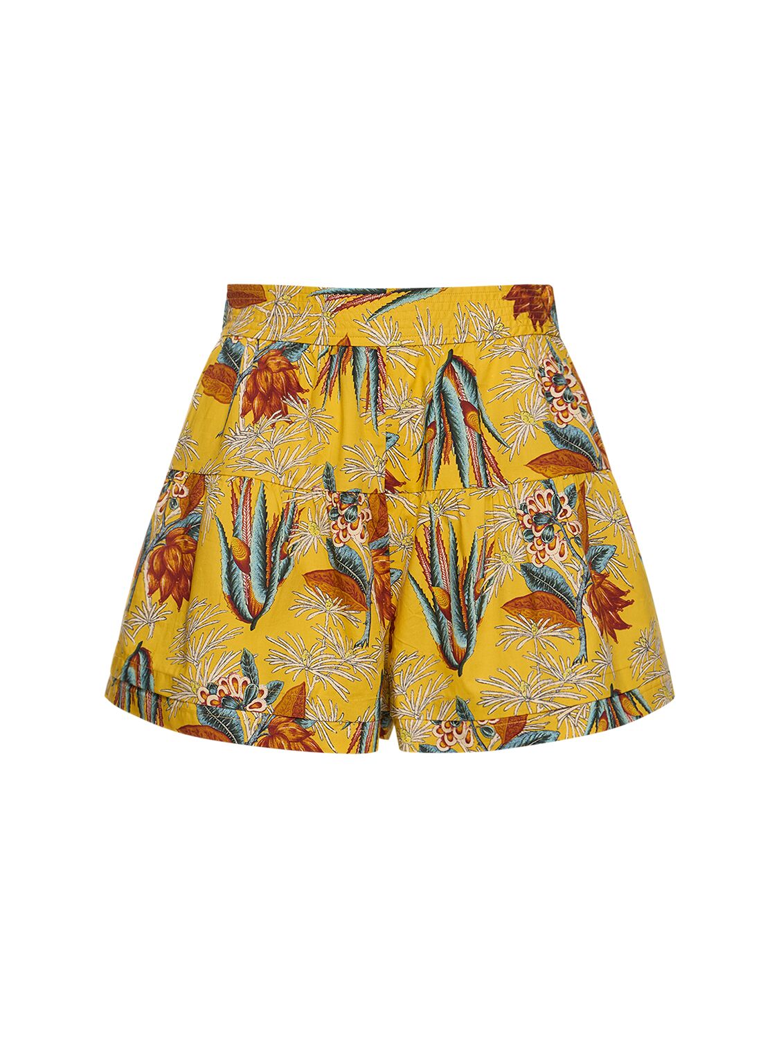 Image of Elsie Printed Cotton Shorts