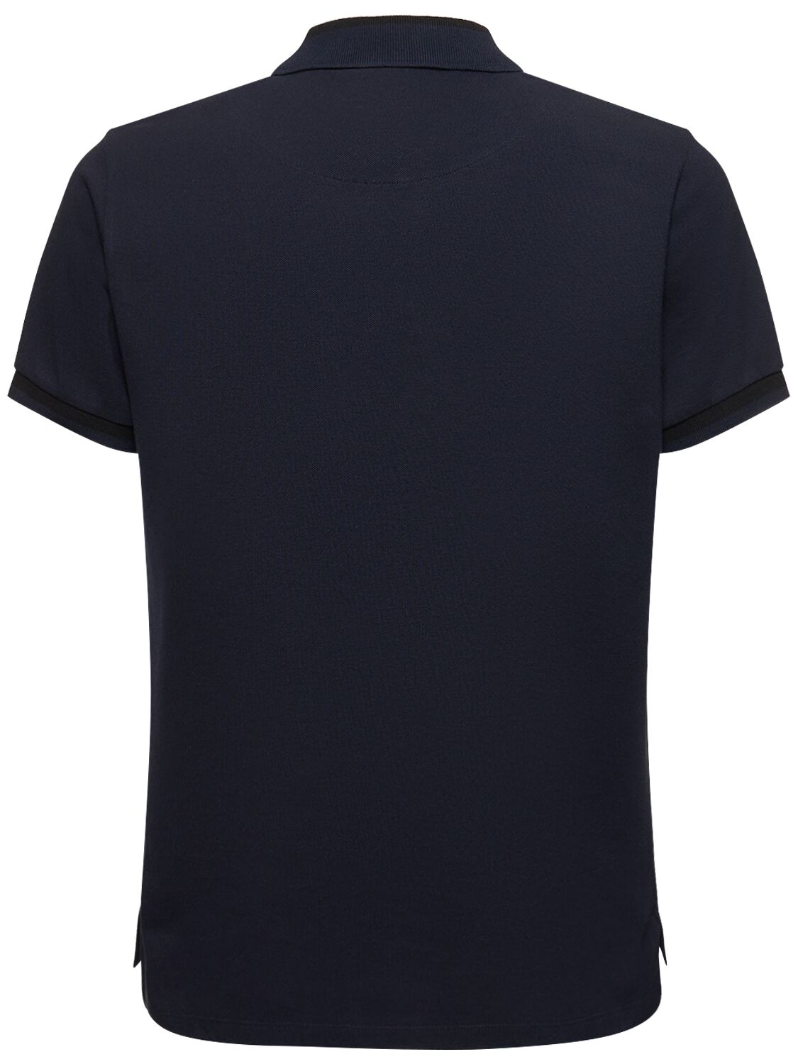 Shop Vivienne Westwood Logo Embroidery Cotton Piquet Polo In Navy