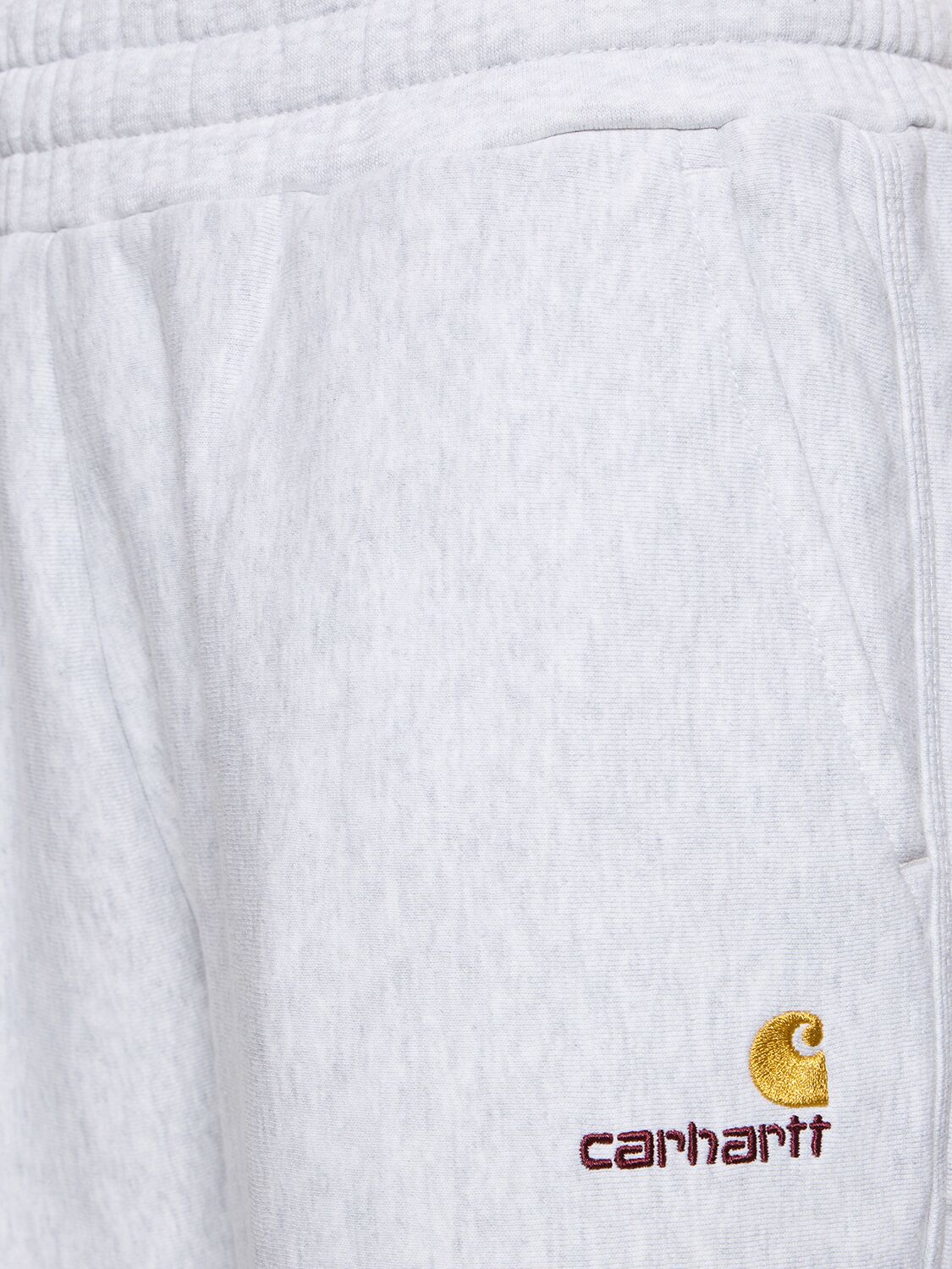 Shop Carhartt American Script Sweatpants In Ash Heater