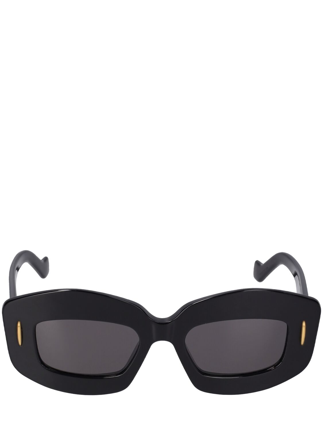 Loewe Chunky Anagram Acetate Sunglasses In Brown