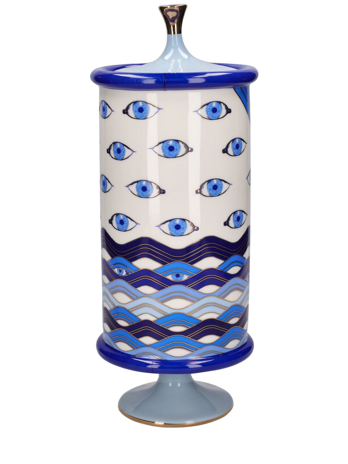 Jonathan Adler Druggist Lsd Canister In Blue