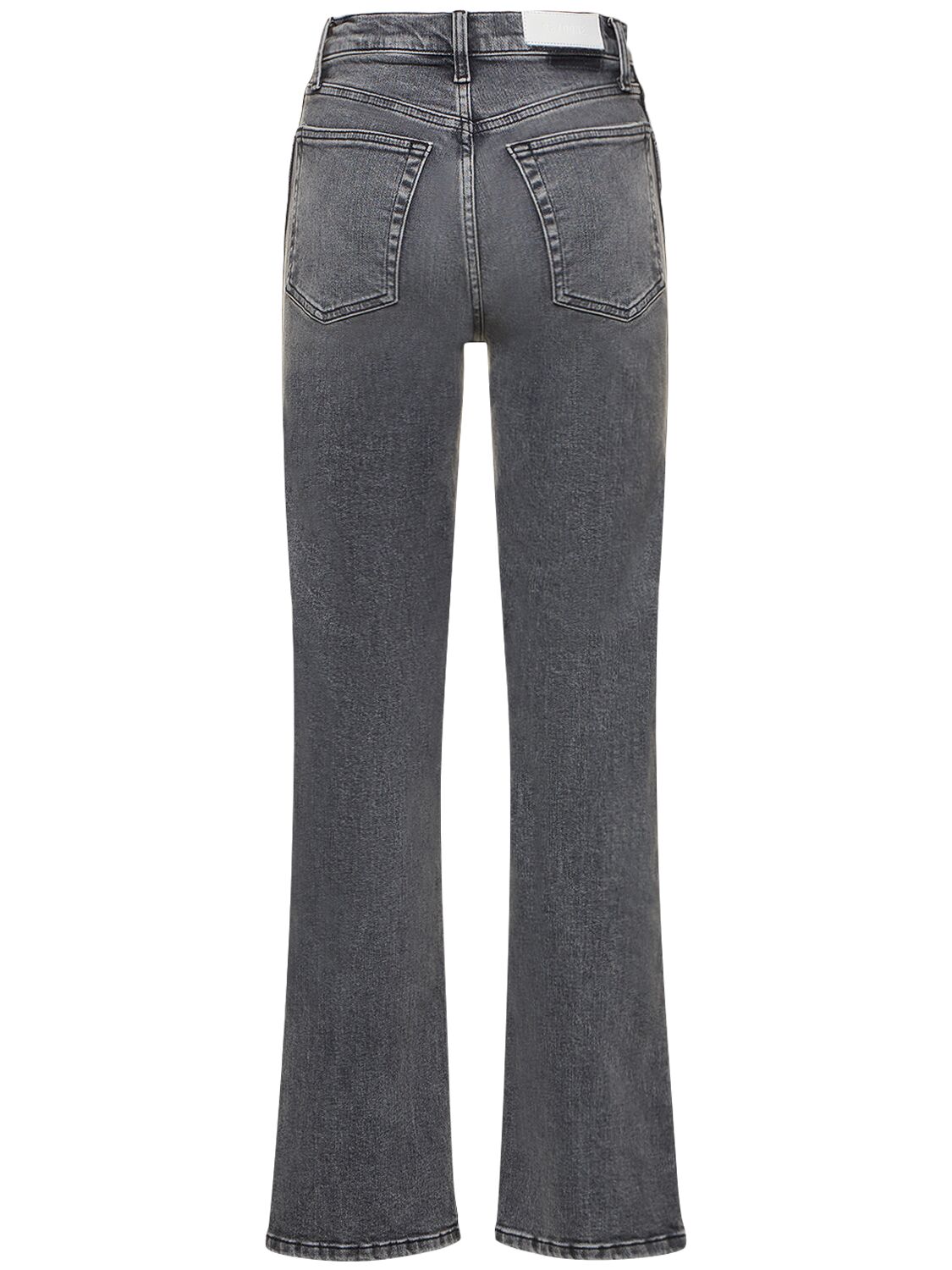 Shop Re/done 70's Loose Fit Cotton Denim Jeans In Grey