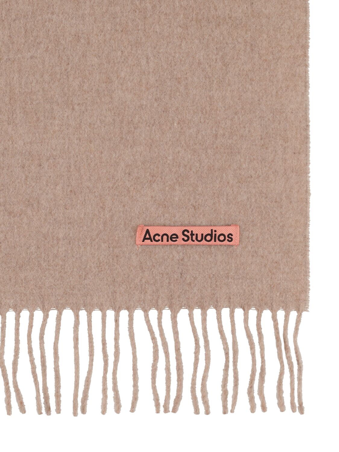 Shop Acne Studios Canada Wool Scarf In Oatmeal