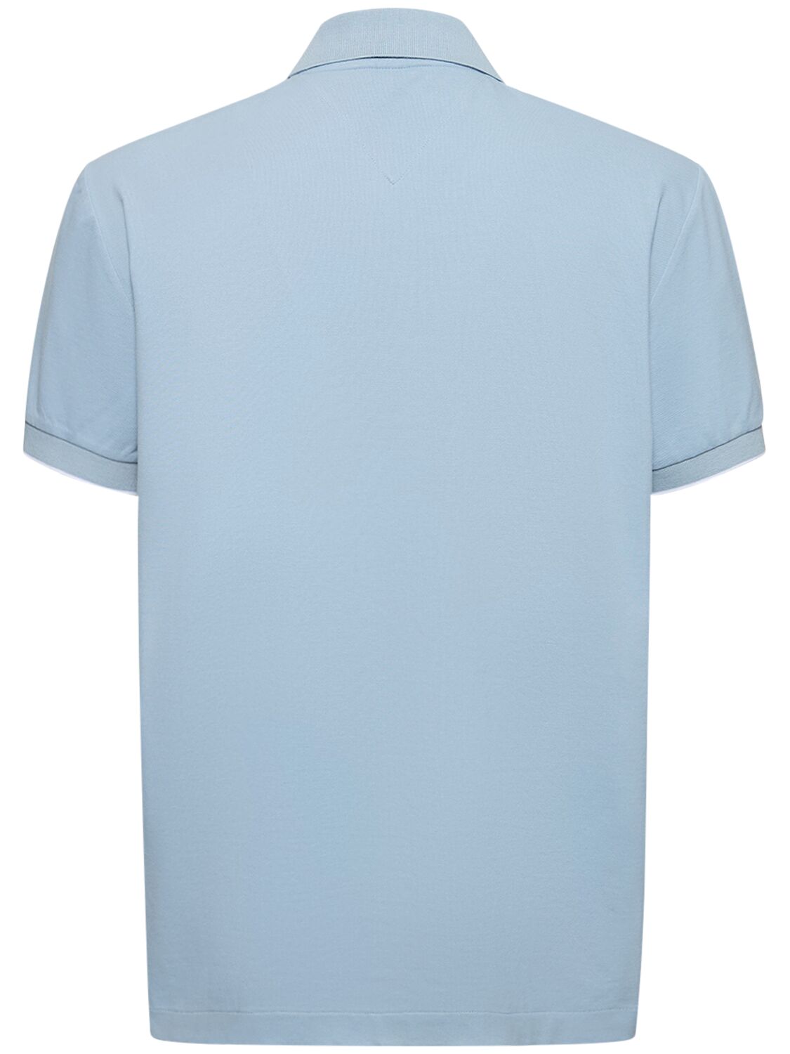 Shop Alphatauri Junx Polo In Stone Blue