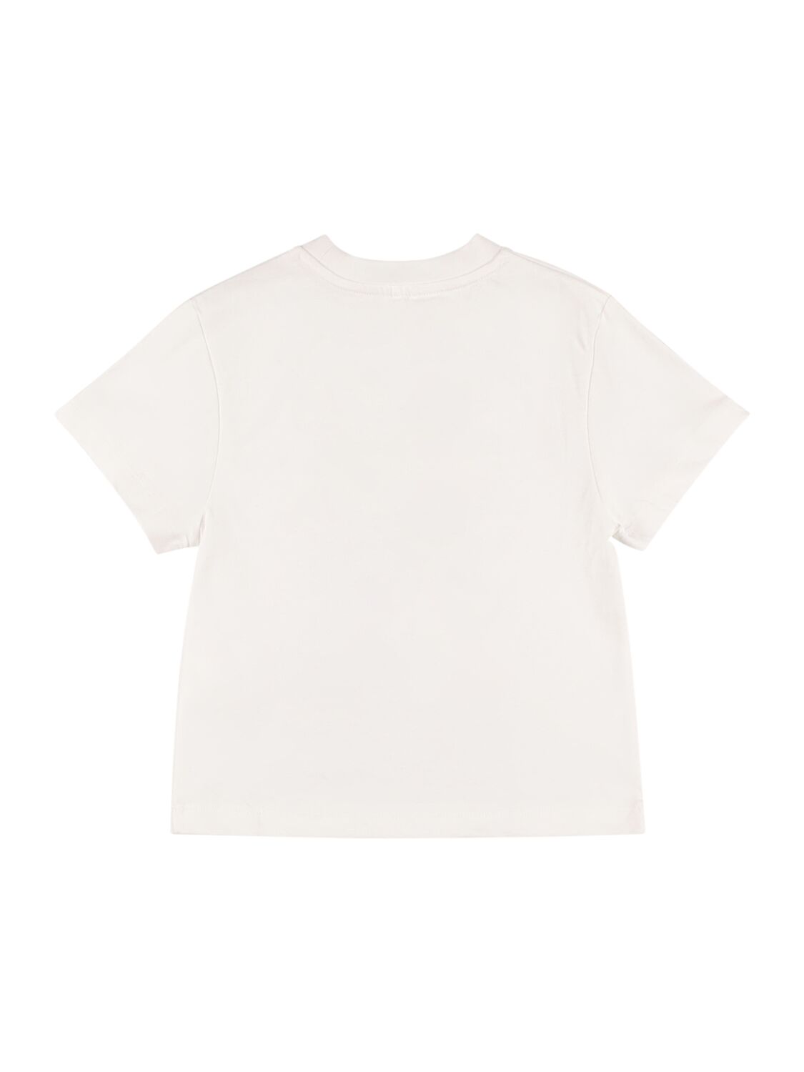 Shop Stella Mccartney Printed Organic Cotton T-shirt In White