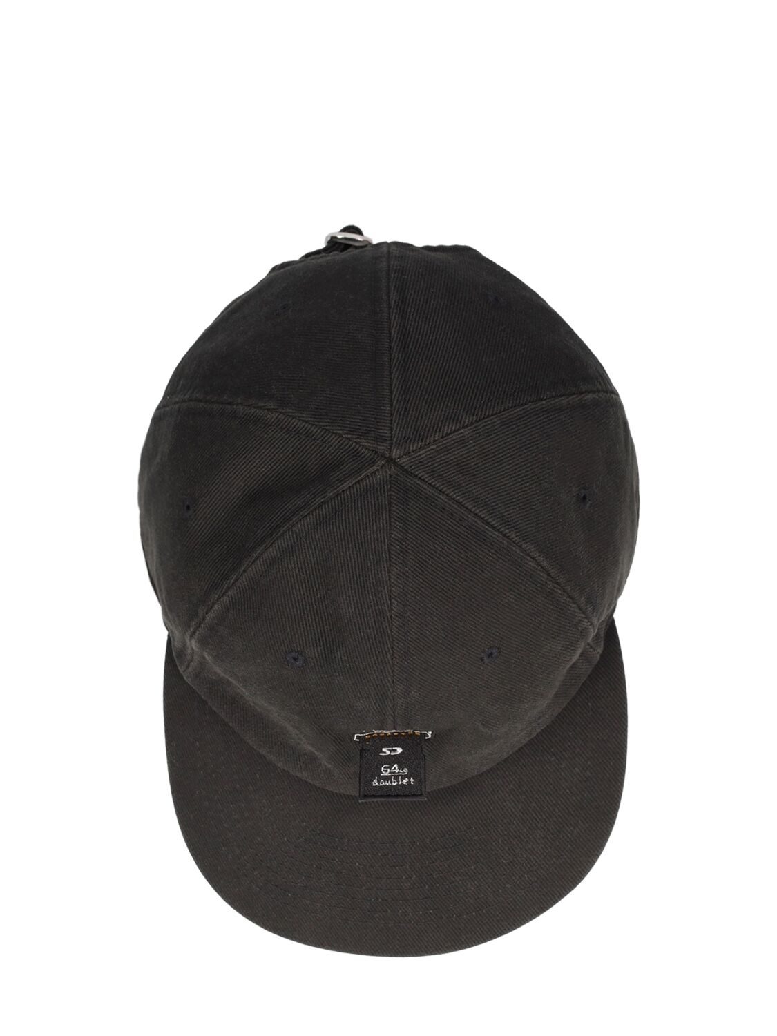 Shop Doublet Sd Card Embroidery Cotton Hat In Black