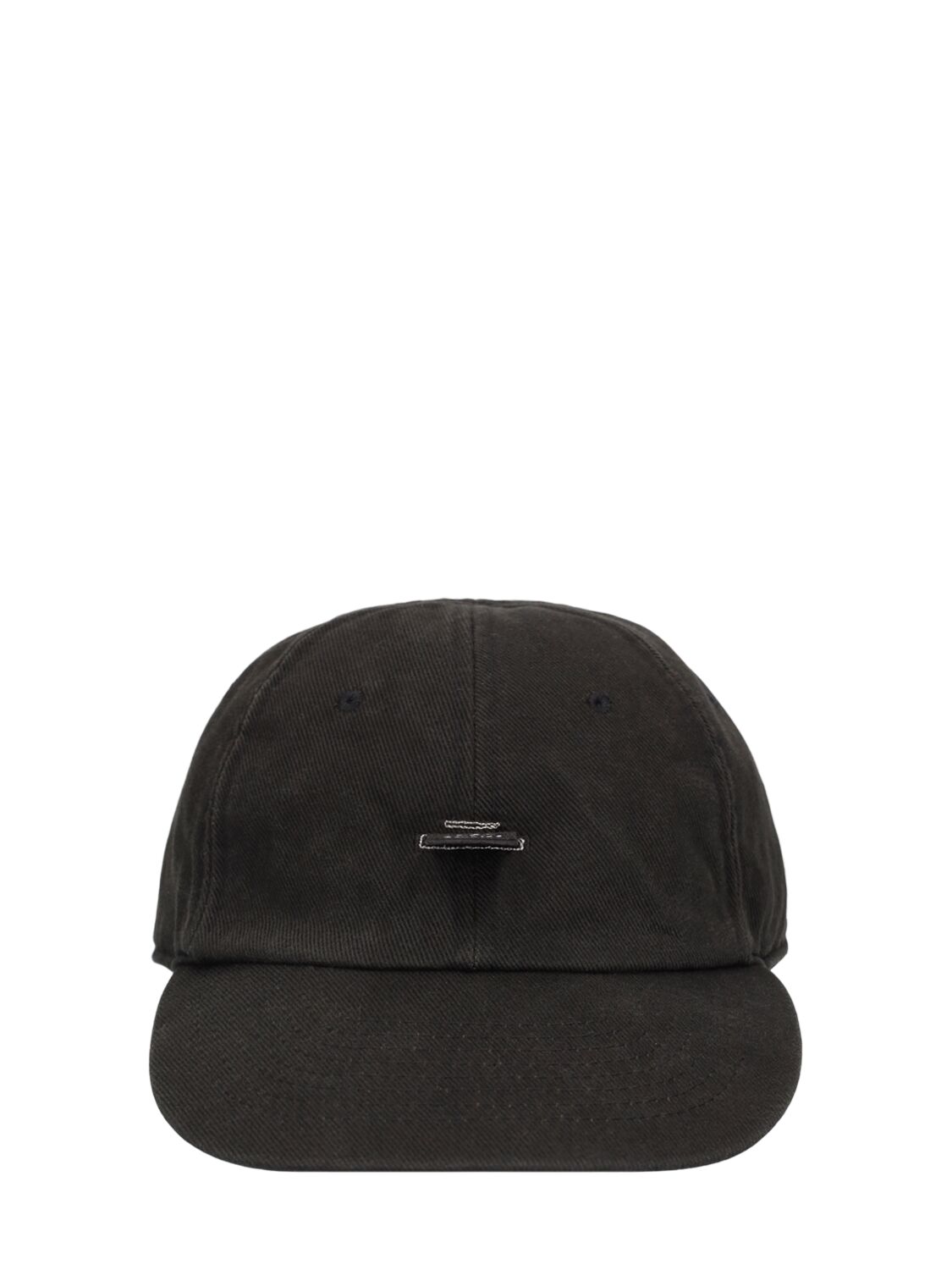 Doublet Sd Card Embroidery Cotton Hat In Black