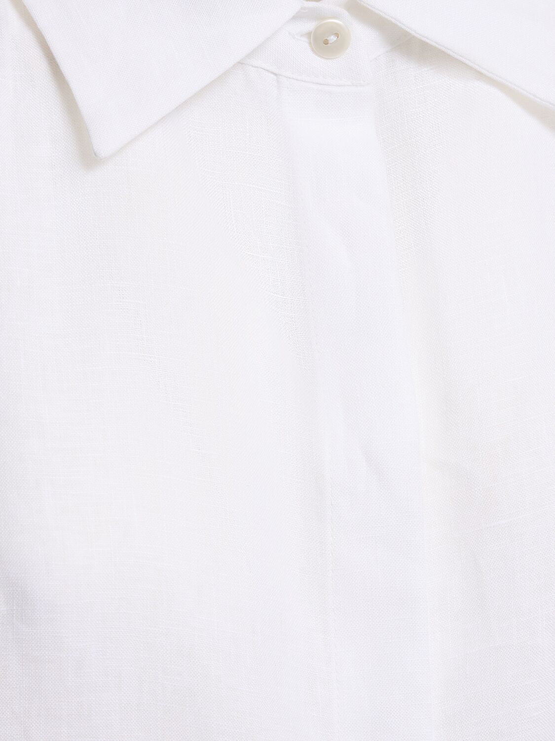 Shop Reina Olga Reby Poplin Maxi Shirt In White