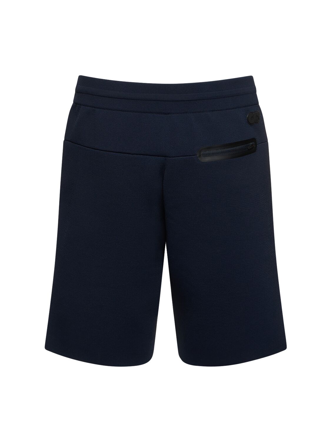 Shop Alphatauri Posos Drawstring Shorts In Navy