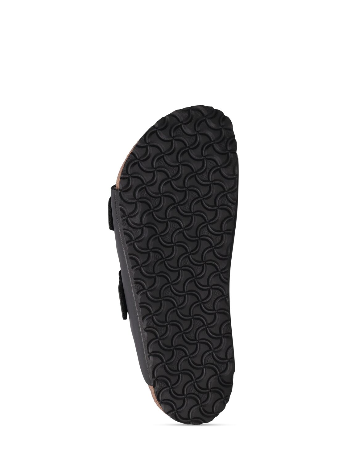 Shop Birkenstock Arizona Faux Leather Sandals In Black
