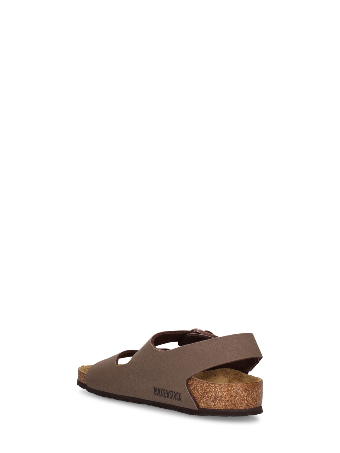 Shop Birkenstock Milano Faux Leather Sandals In Brown