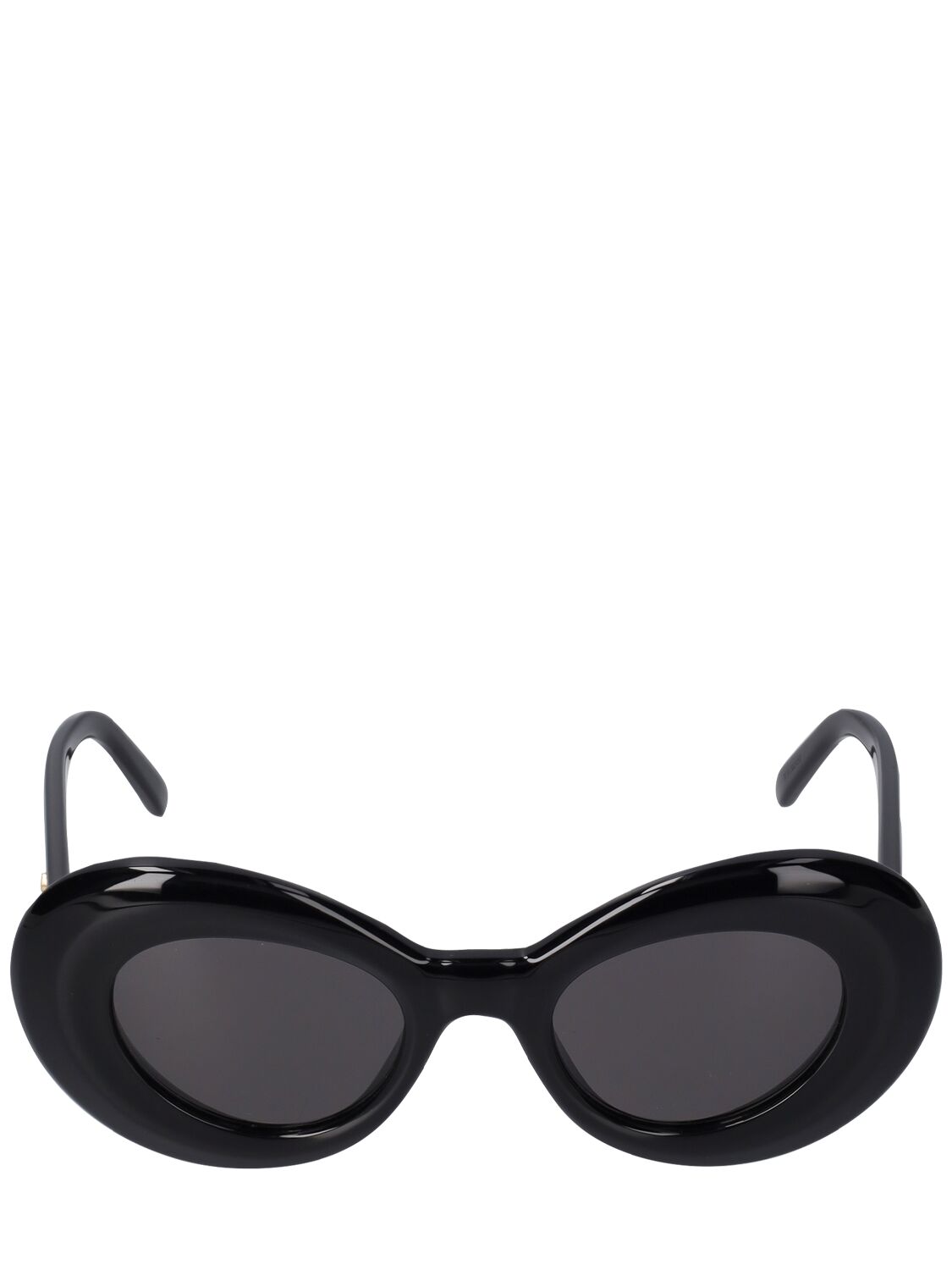 Loewe Curvy Acetate Sunglasses In 블랙