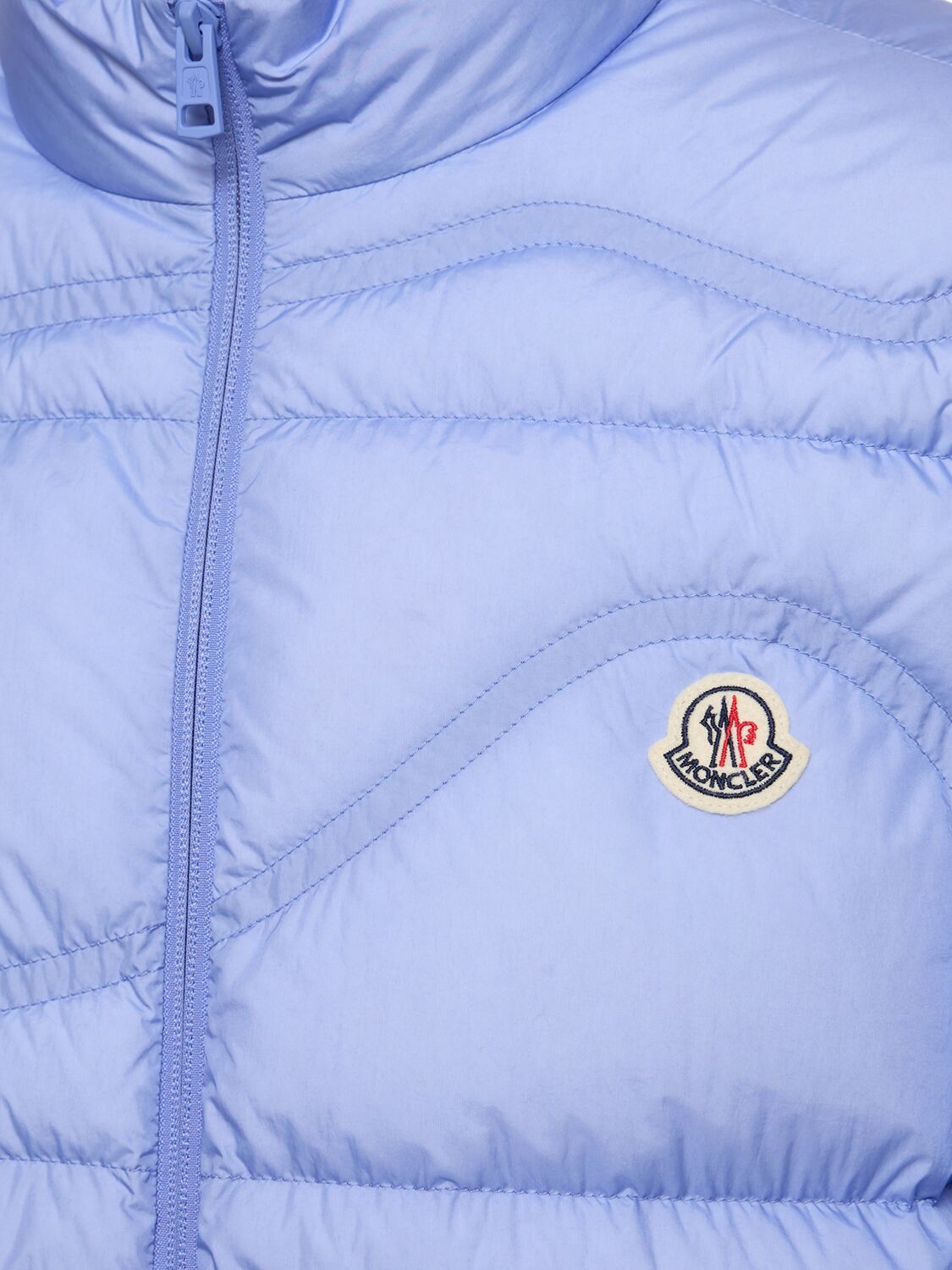 Shop Moncler Tayrona Nylon Down Jacket In Light Blue