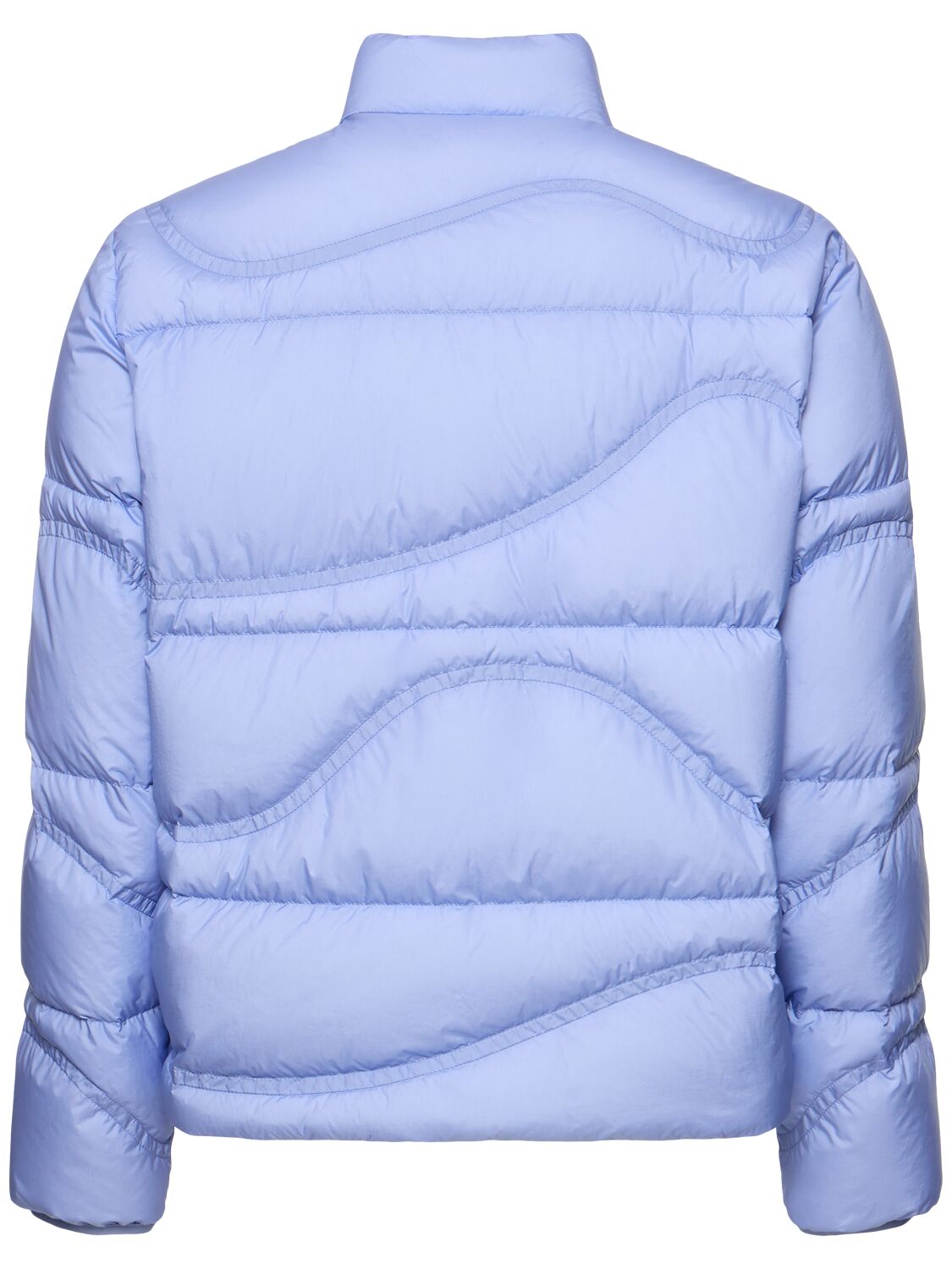 Shop Moncler Tayrona Nylon Down Jacket In Light Blue