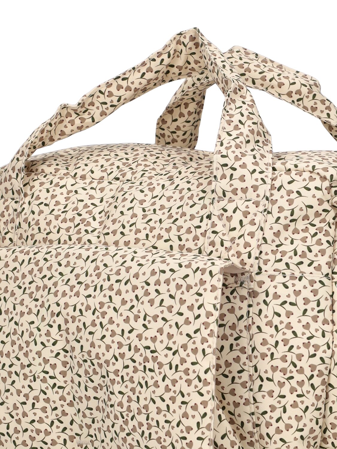 Shop Konges Sløjd All Over Printed Nylon Tote Bag In Beige