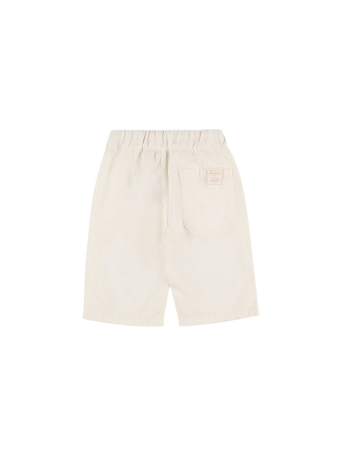 Shop Bonpoint Cotton Gabardine Bermuda Shorts In White