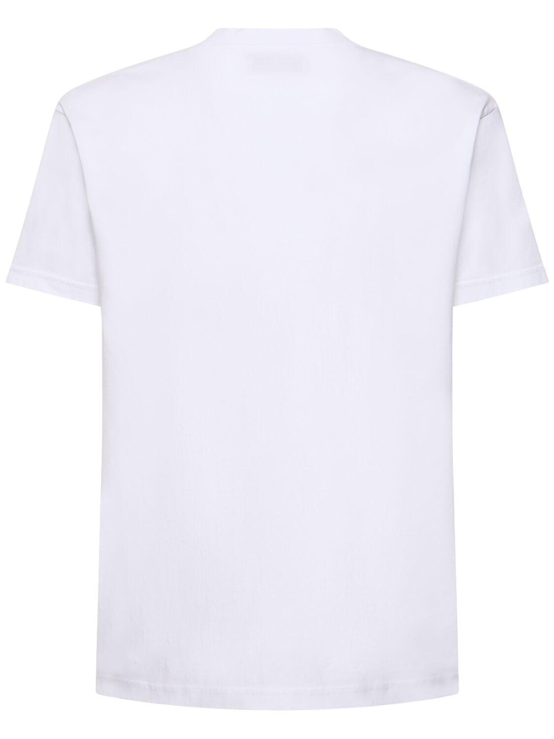 Shop Vivienne Westwood Logo Embroidery Cotton Jersey T-shirt In White