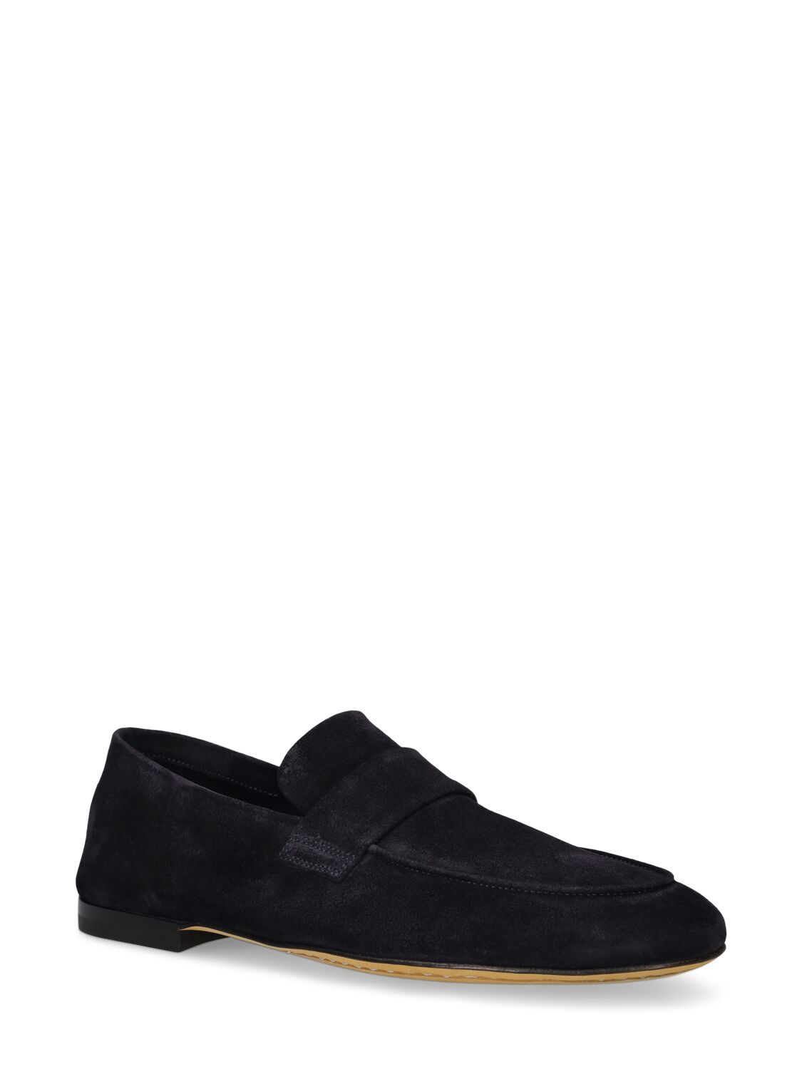 Shop Officine Creative Airto Suede Leather Loafers In Navy