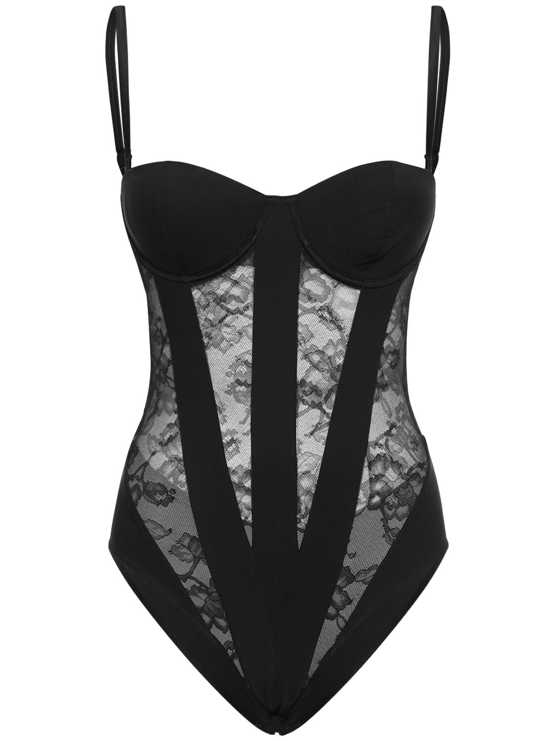 Image of Cupped Lace Bodysuit