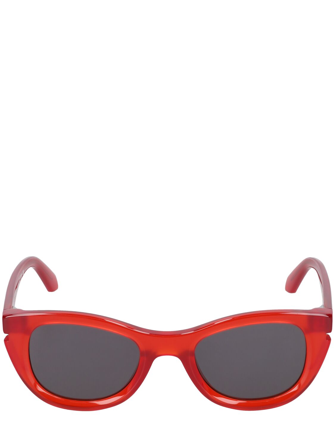 Off-white Boulder Acetate Sunglasses In Red