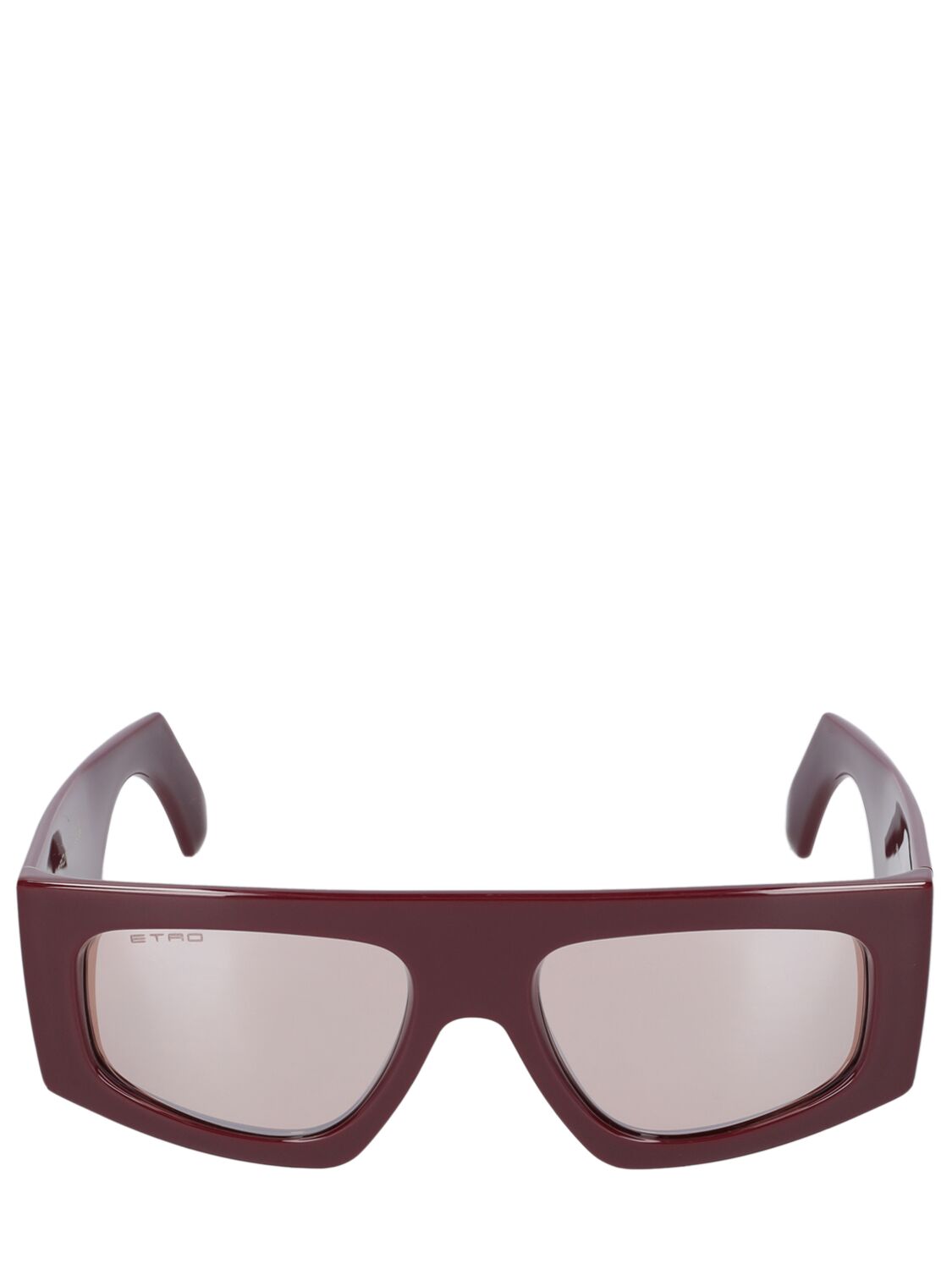 Etro Screen Squared Sunglasses In Burgundy