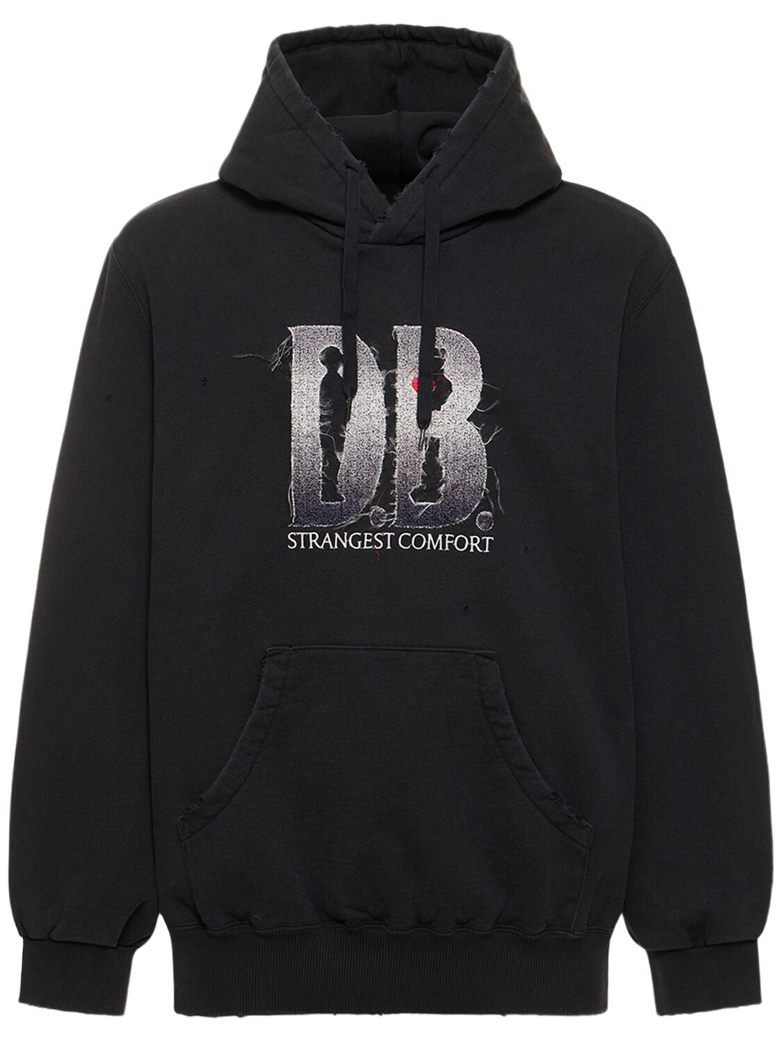 Image of Db Logo Cotton Hoodie