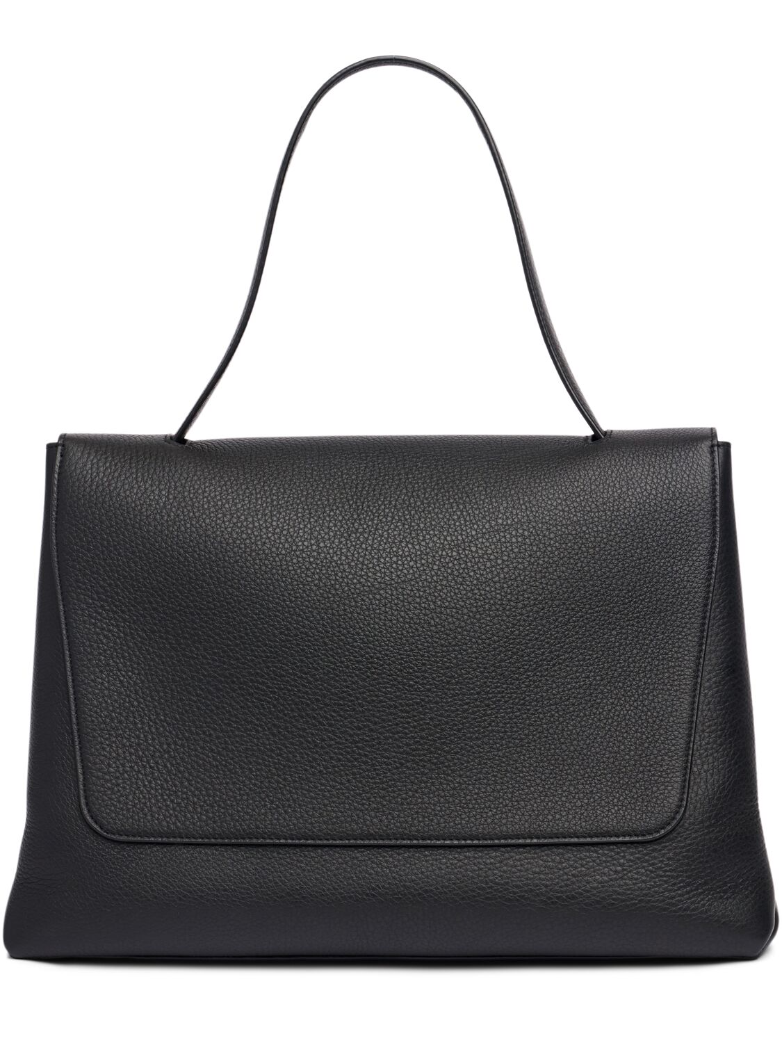 Shop Khaite Large Lia Leather Tote Bag In Black