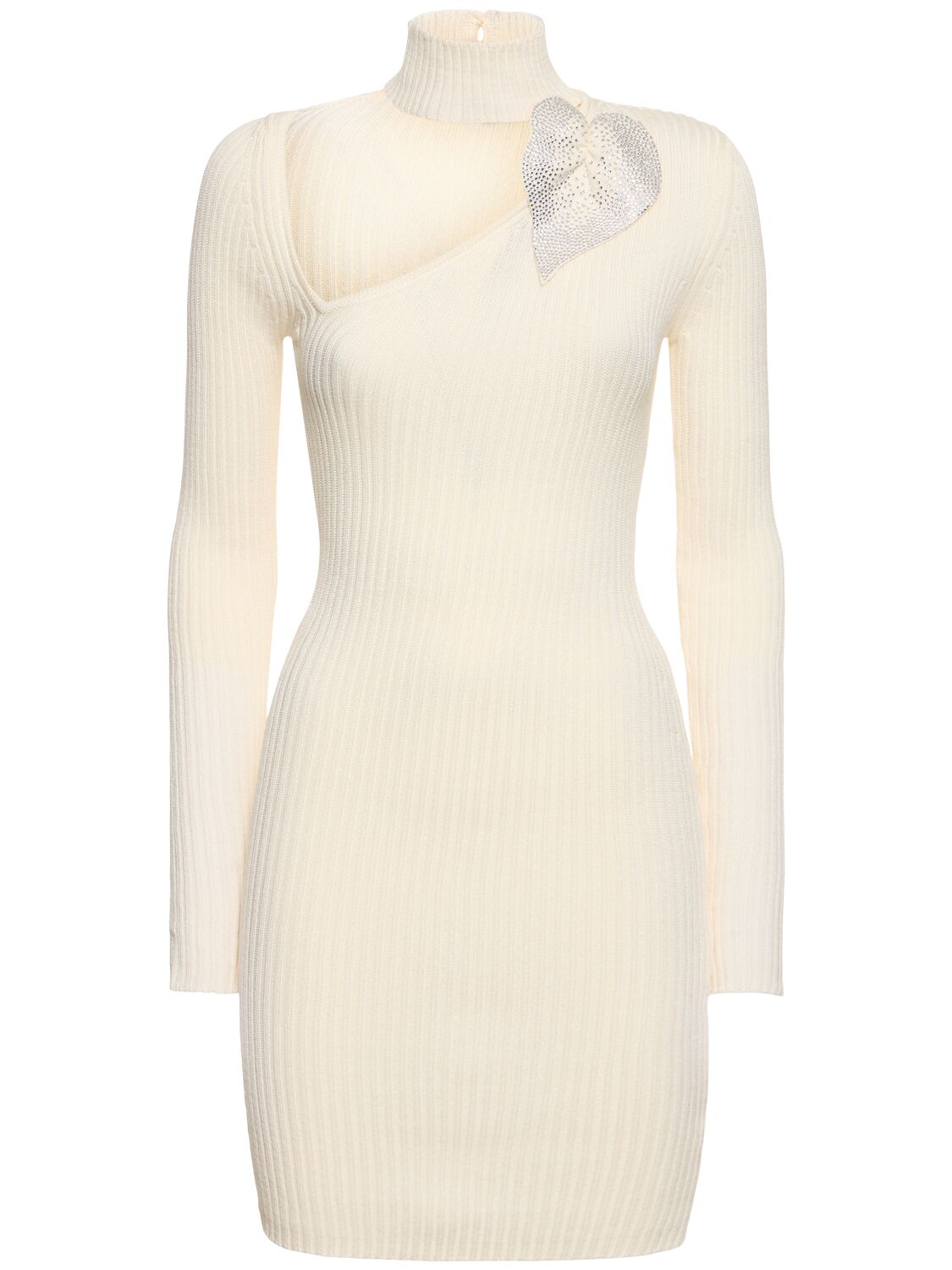Giuseppe Di Morabito Cotton Mini Dress In White