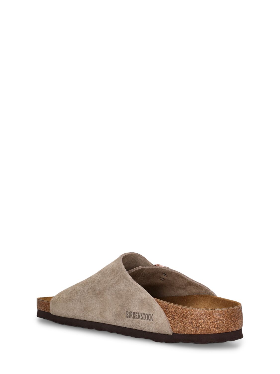 Shop Birkenstock Zurich Suede Sandals In Beige